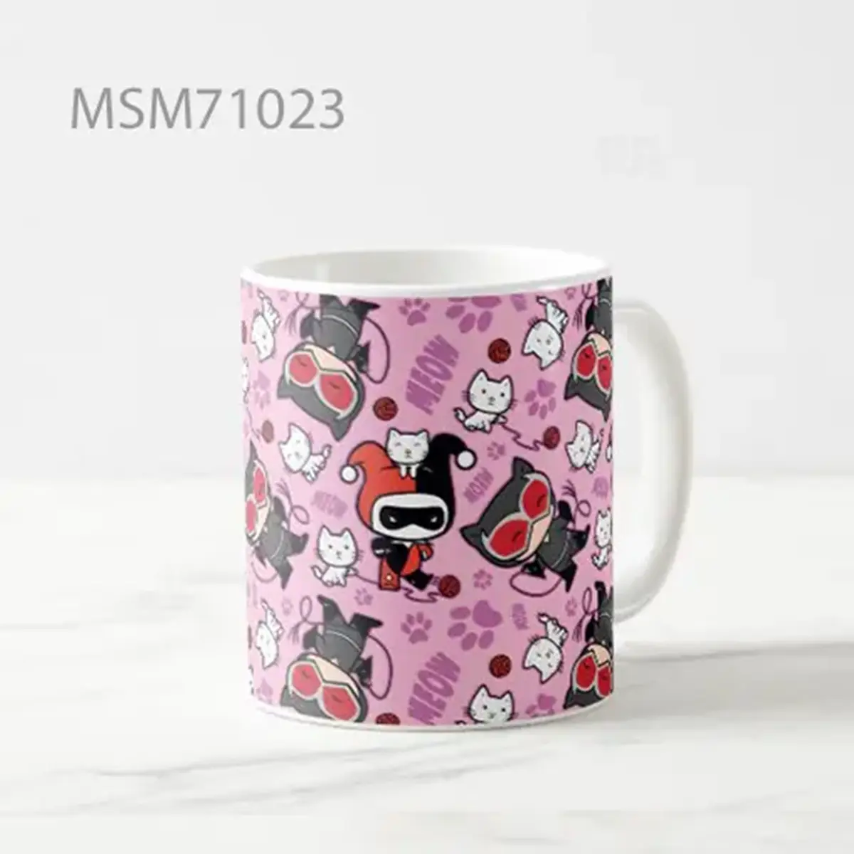 Pink Background Kawaii Explosion Mug
