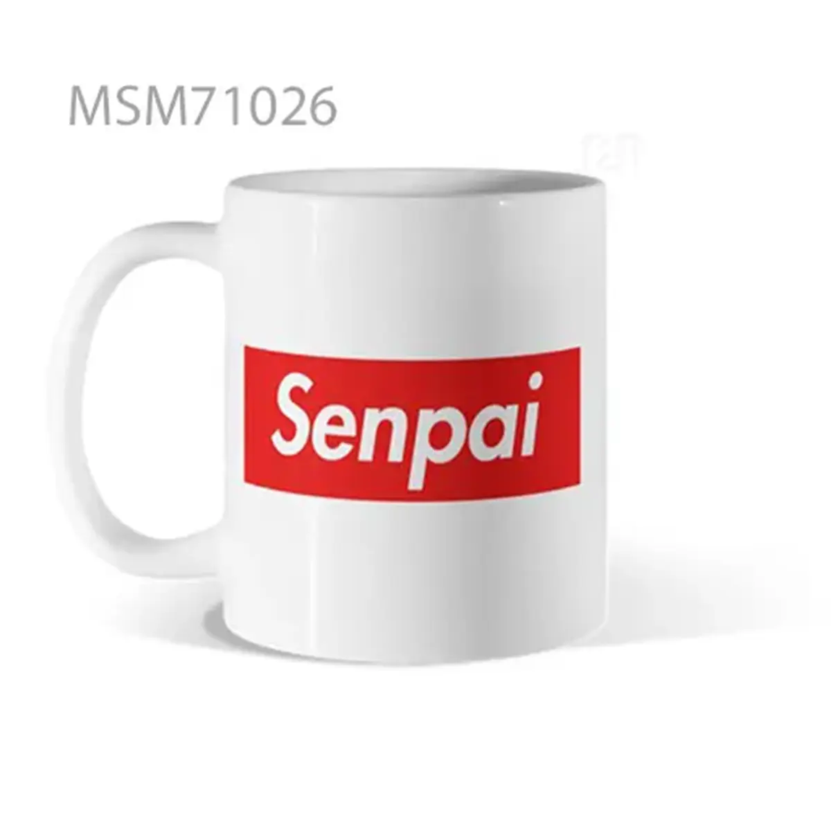 SENPAI Red Box Declaration Mug