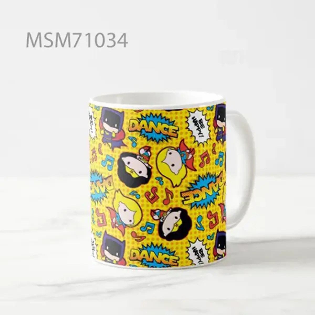 Red Orb Silhouette Drama Mug