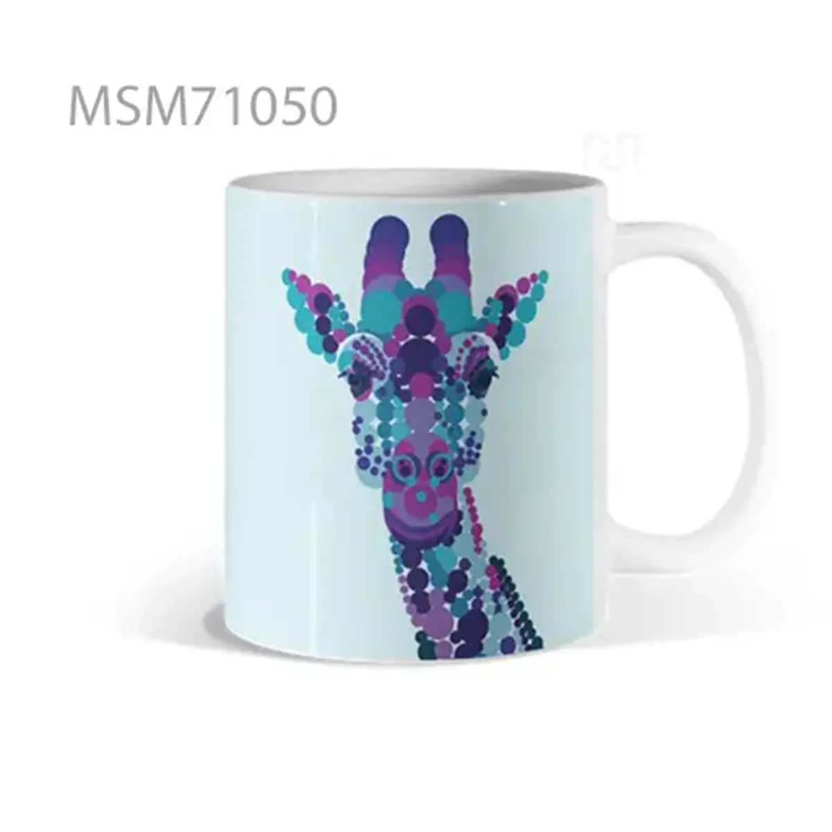 Colorful Giraffe of Unreal Proportions Mug