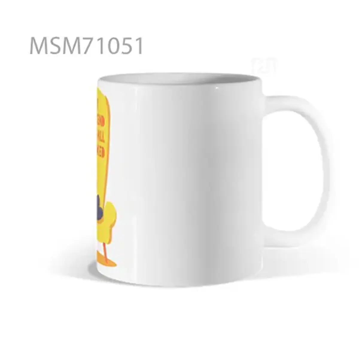 Cartoon Daydreamer in White Void Mug
