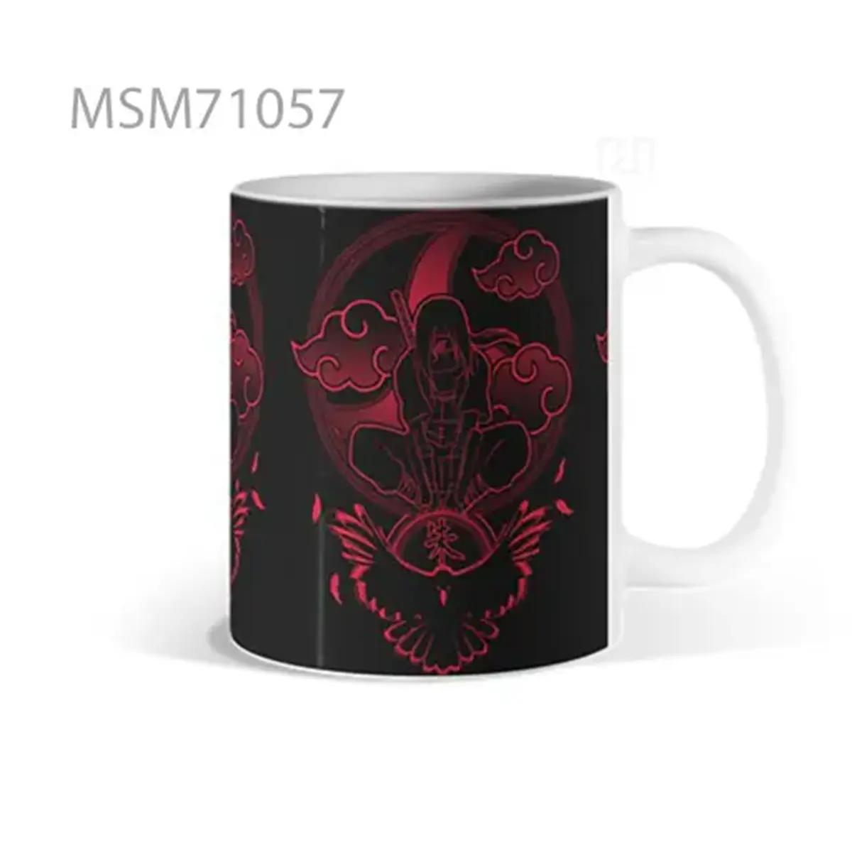 Black & Red Abstract Clash Mug