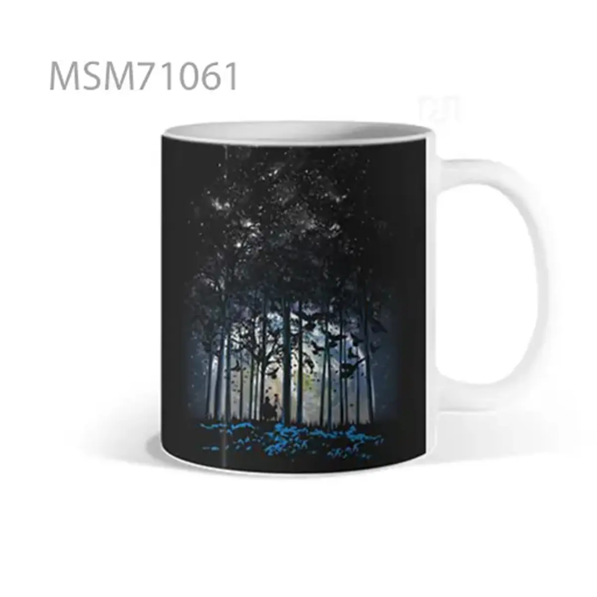 Abstract Spectrum in Black Universe Mug