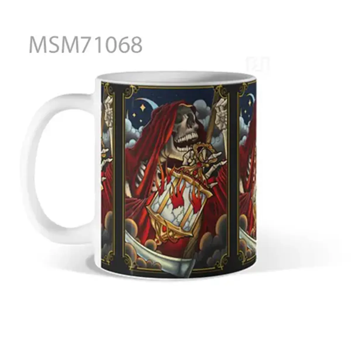 Sunset Silhouette on Porcelain Dreams Mug