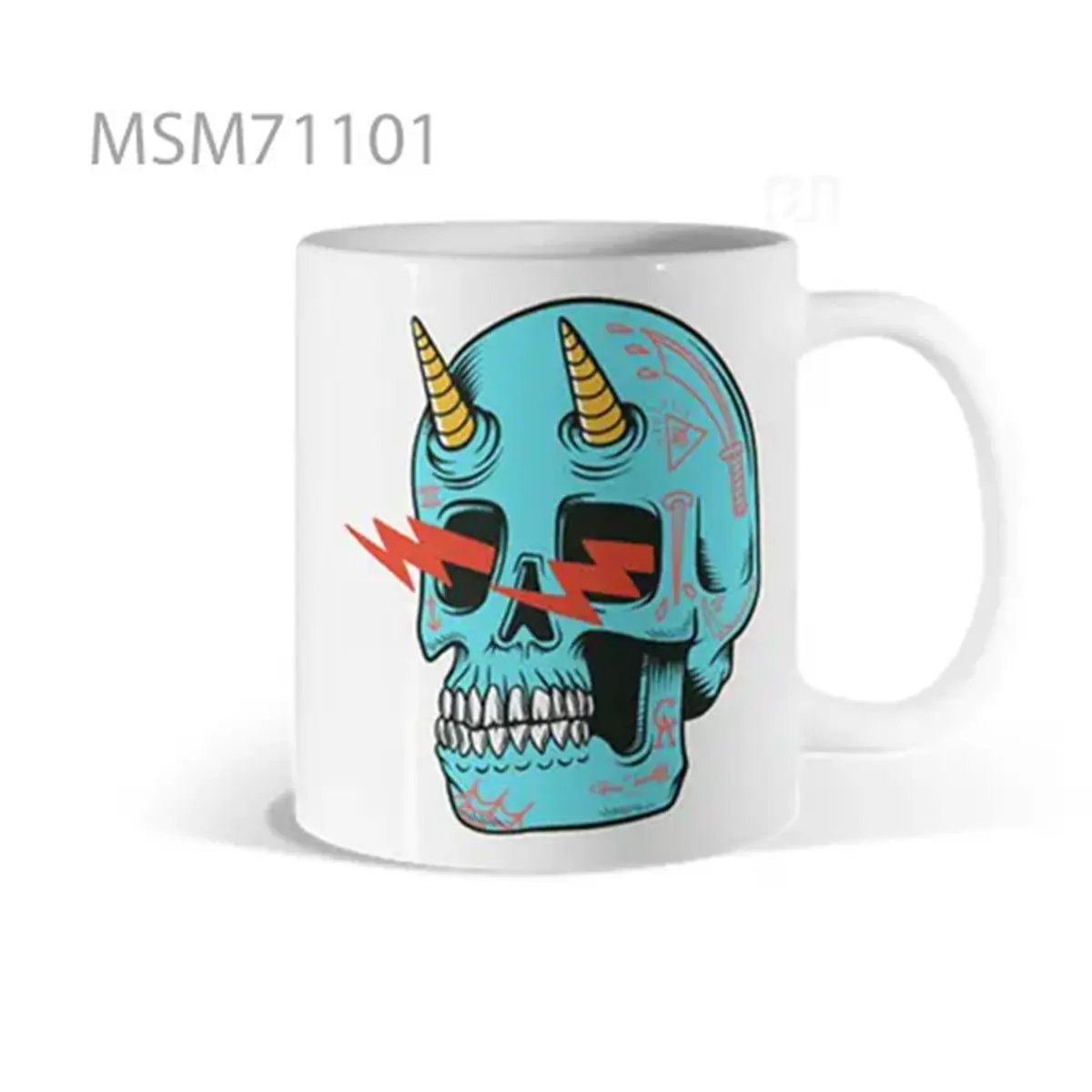Blue Skull of Quiet Rebellion Mug