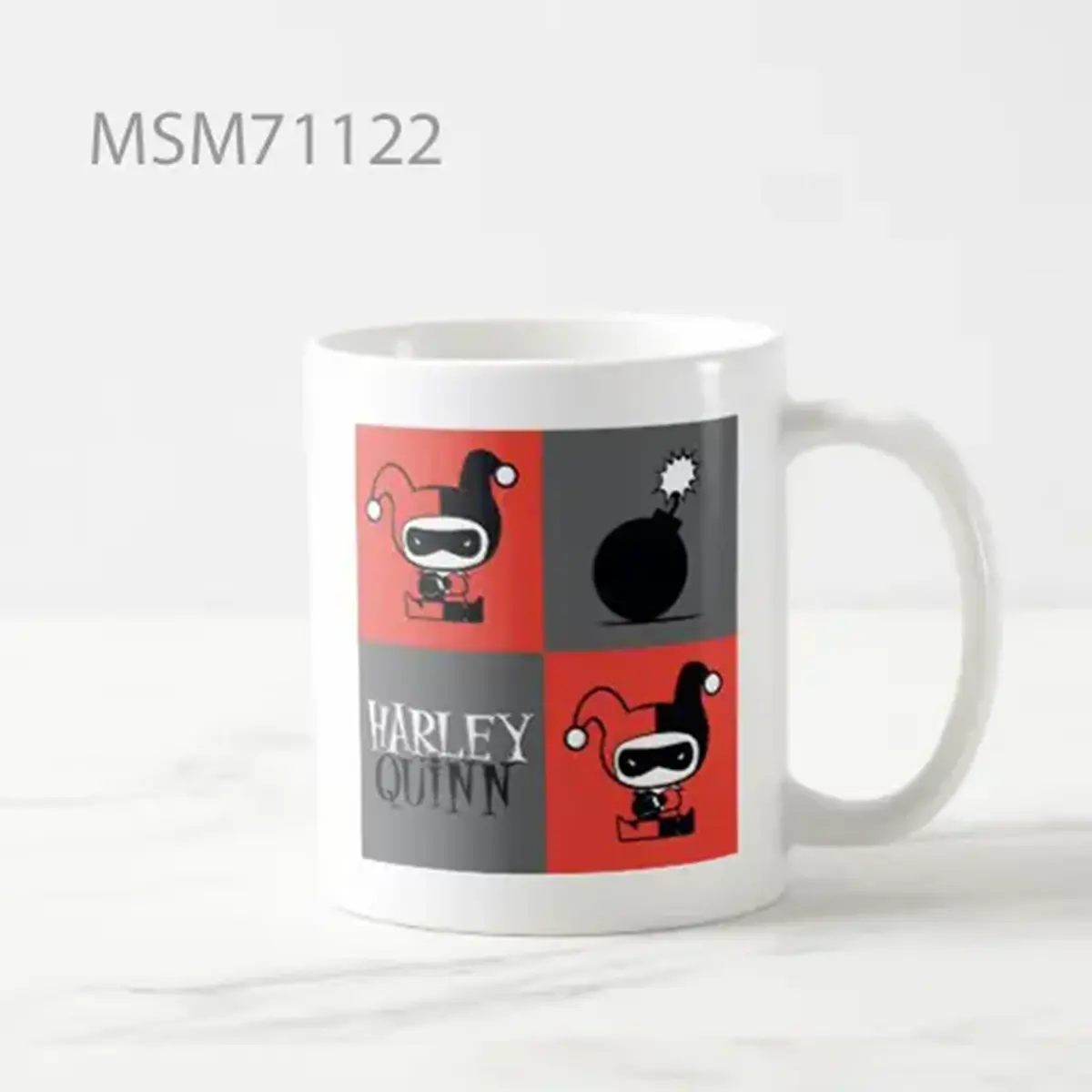 Wolf Gaze Through Steel Lines Mug