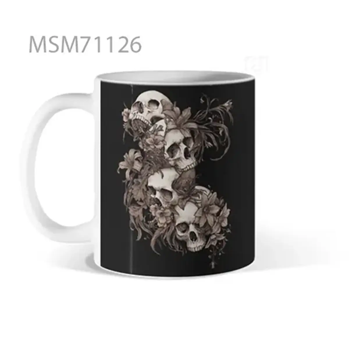 Bold Red & White Declaration Mug