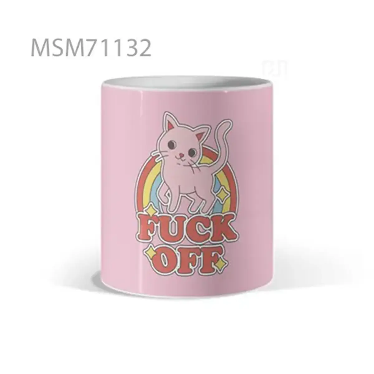 Jumping Figure Toward Abstract Hope Mug