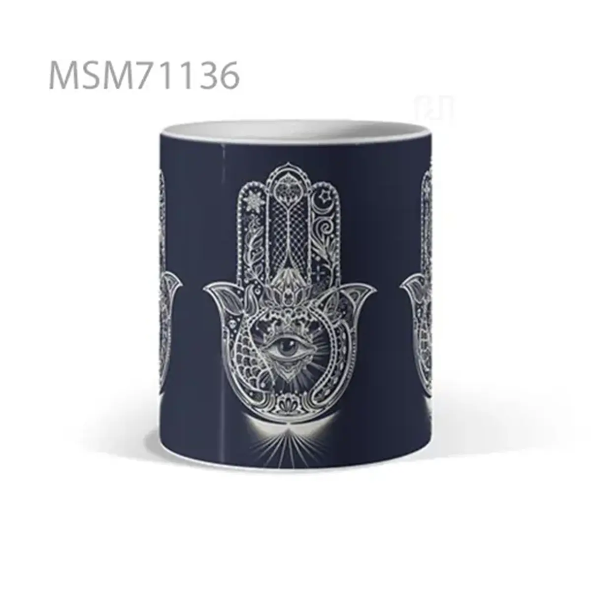 Spiral Catastrophe in Porcelain Form Mug