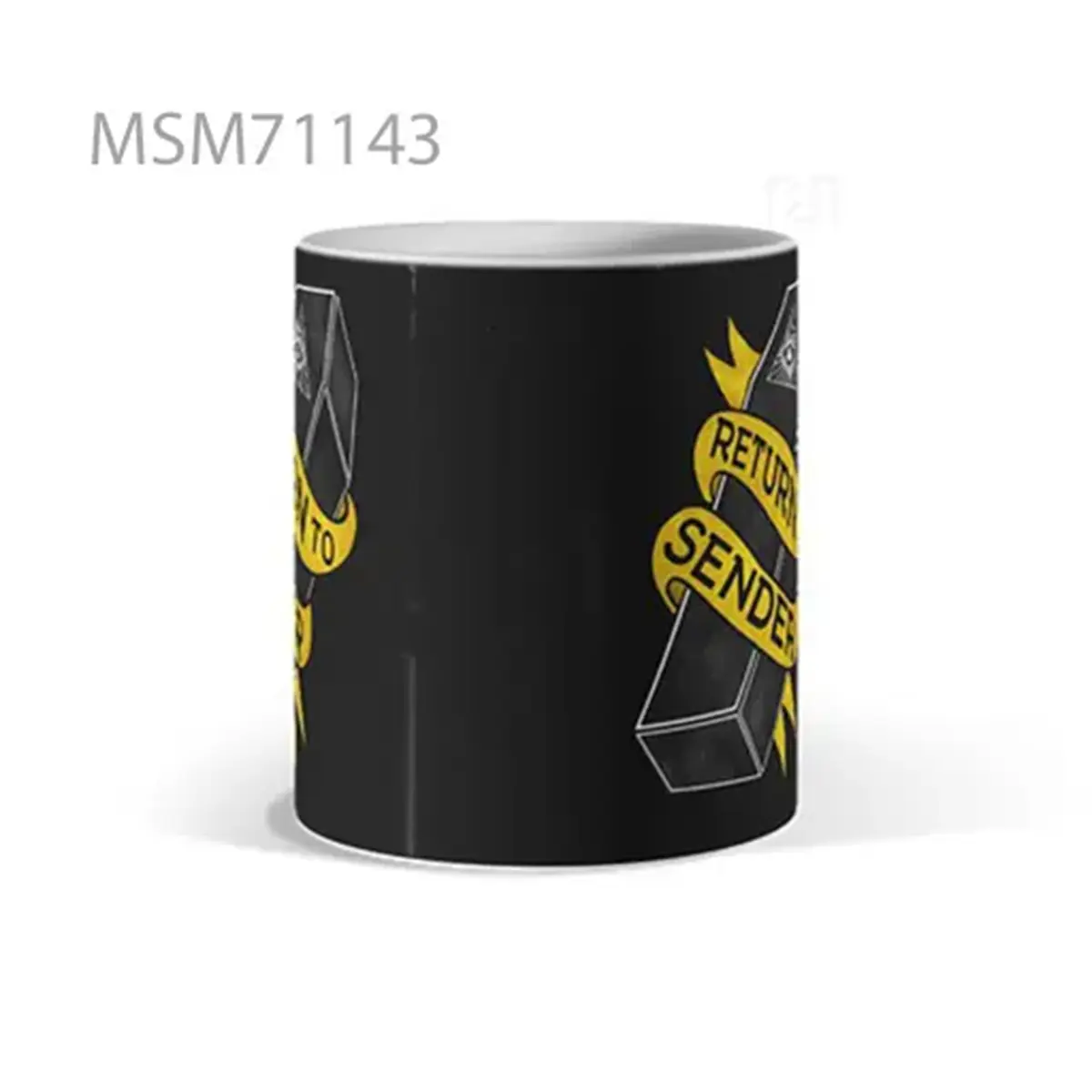 White Shape of Unexplained Meaning Mug