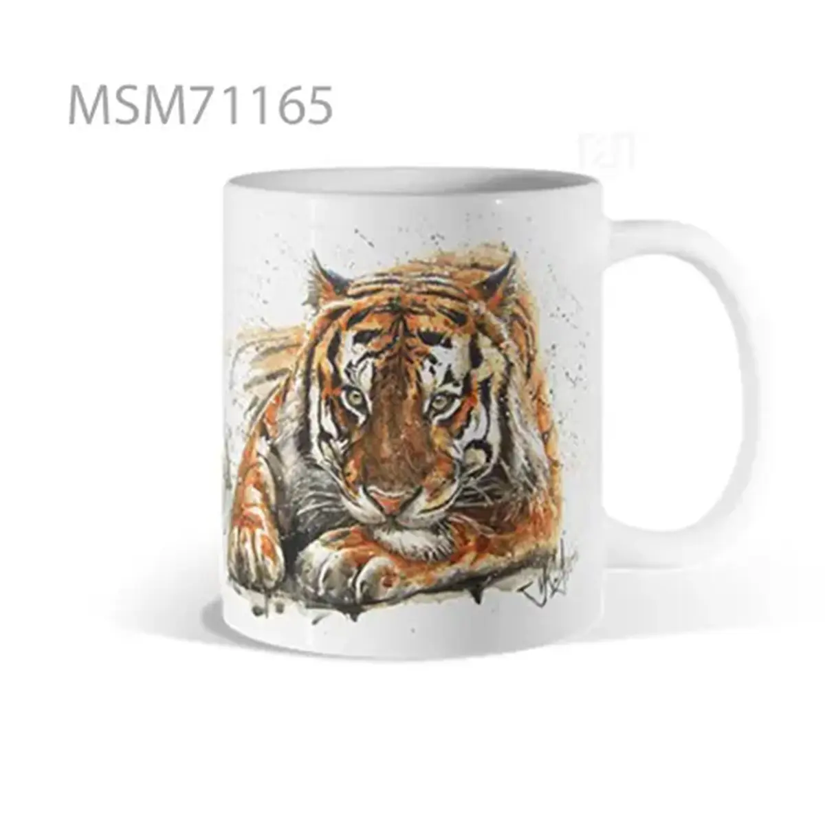 Graphic Organism on Porcelain Behavior Mug