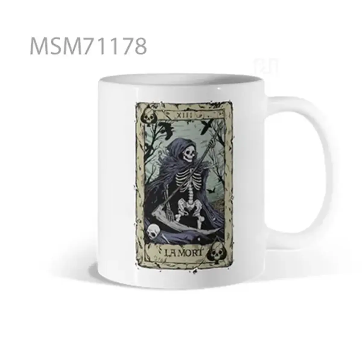 Geometric Collision in Print Form Mug