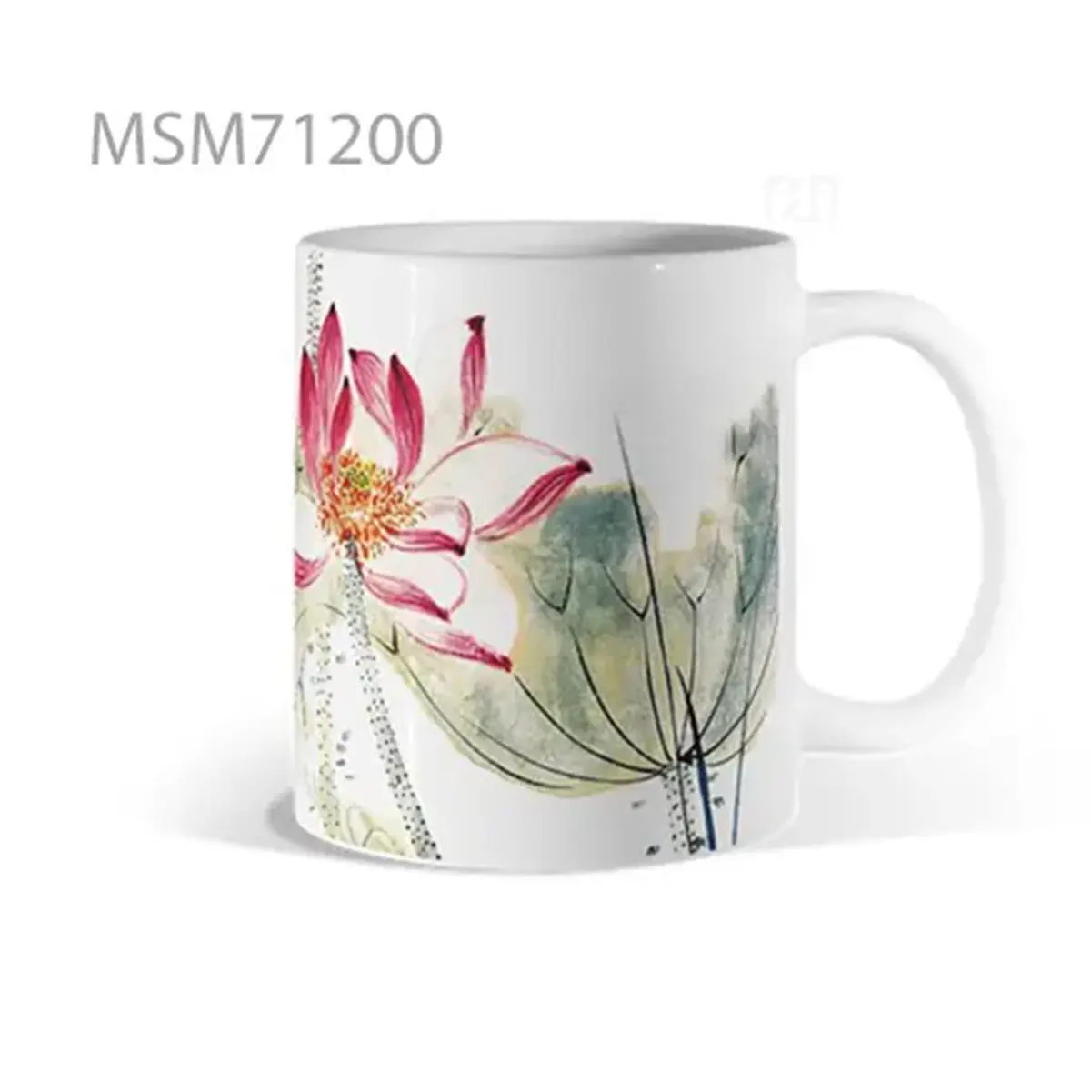 Red-and-Black Dialogue Composition Mug