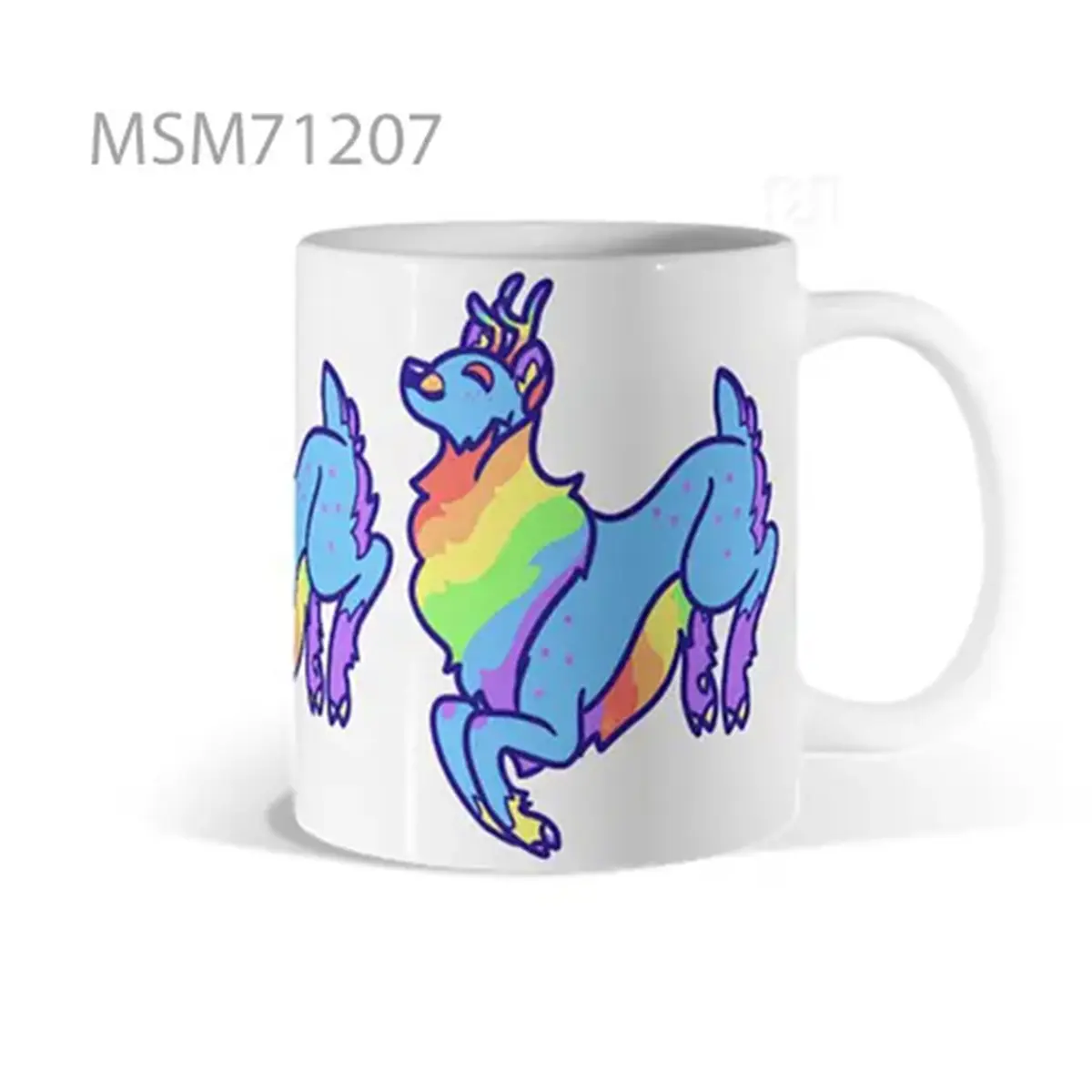 Unicorn of Exaggerated Fantasy Glow Mug