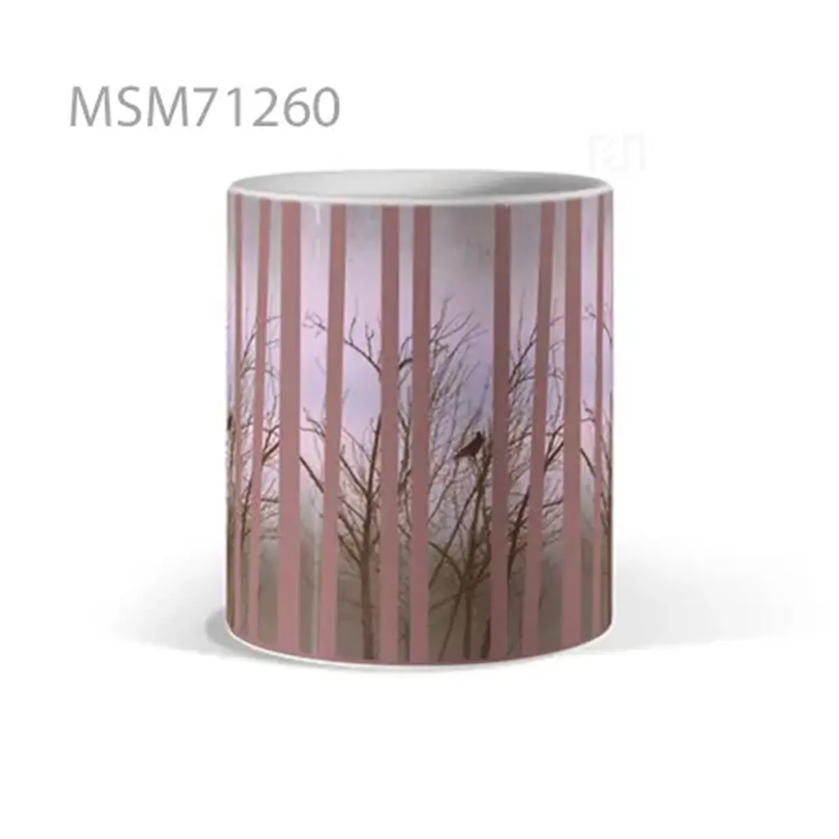 Abstract Shape with Silent Scream Mug
