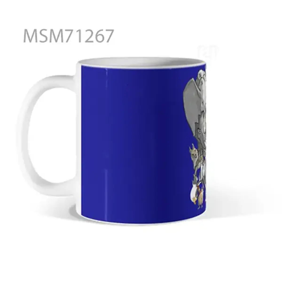 Sunburst Composition of Sad Excitement Mug