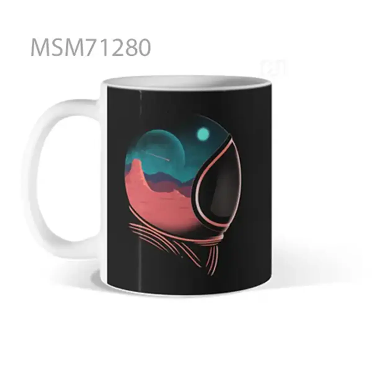 Planetary Swirl in Pink-Blue Drift Mug
