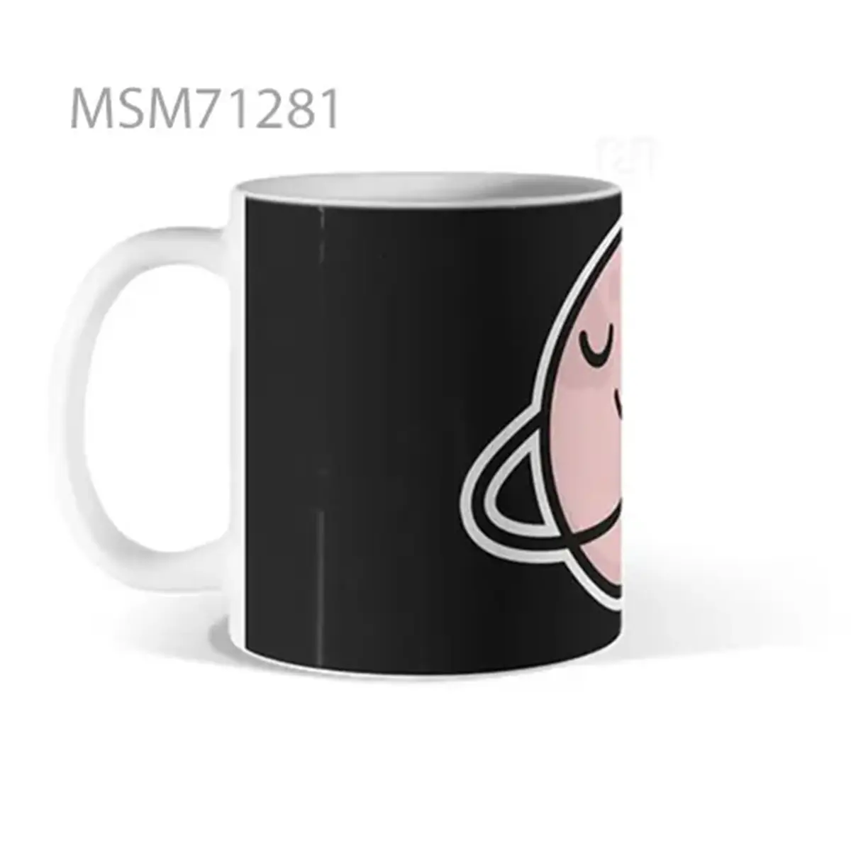 Ringed Planet in Pastel Gravity Mug