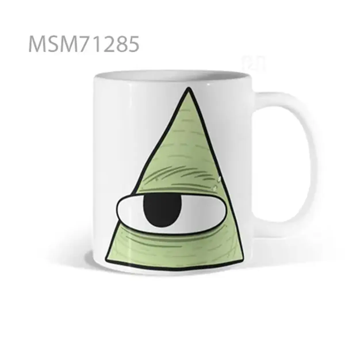 Green Triangle with All-Seeing Eye Mug