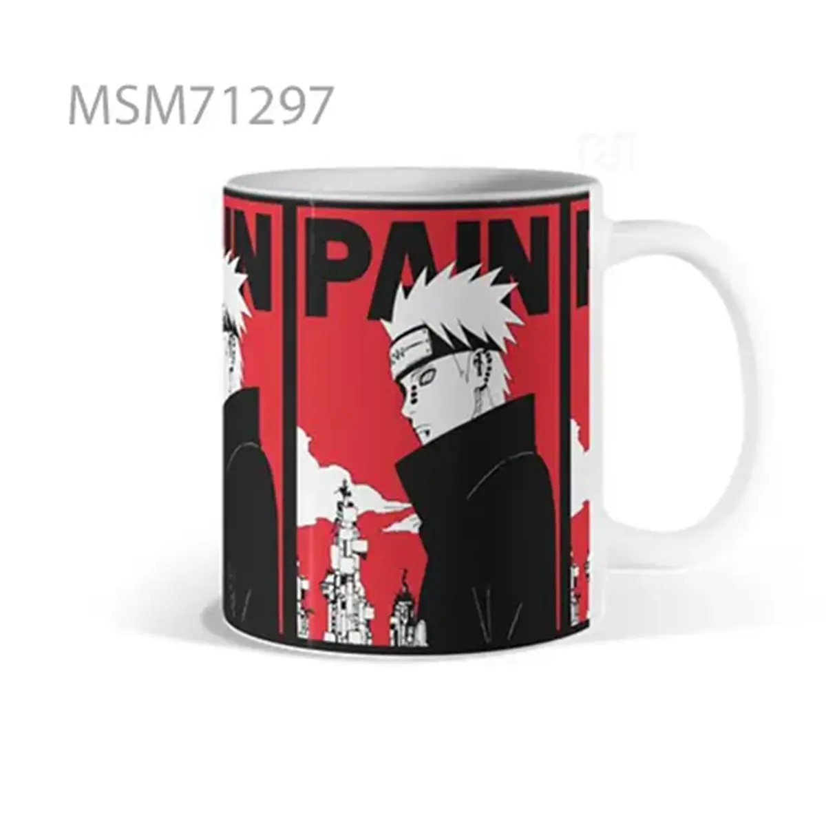 Character in Red-Black Impact Mode Mug