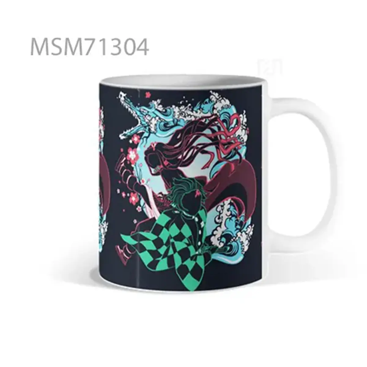 Dragon in Ceramic Battleform Mug