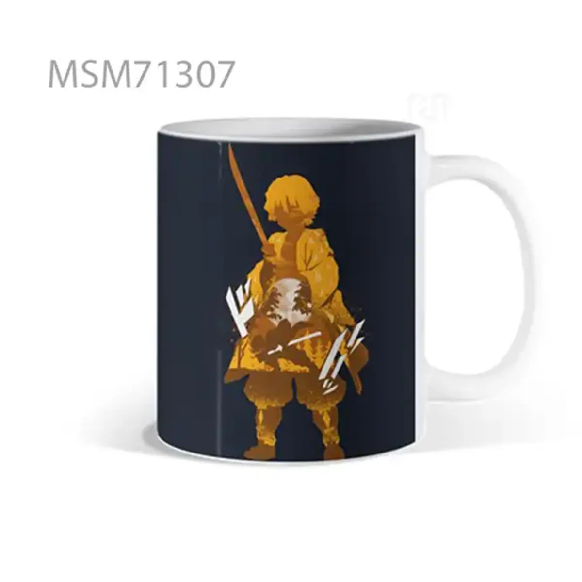 Yellow Warrior of Visual Dissonance Mug