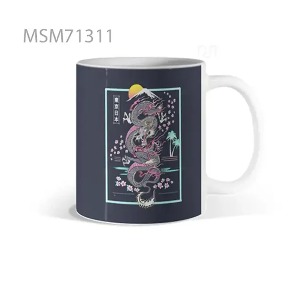 Cyberpunk Rat Samurai Mug