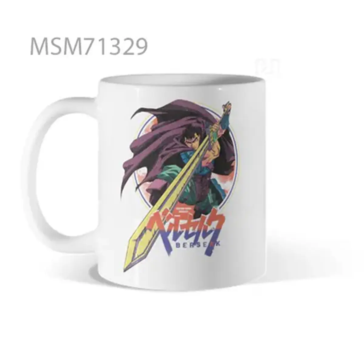 Anime Girl with Sword Mug