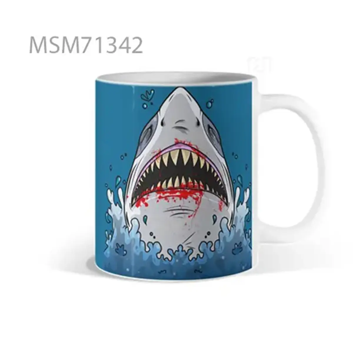 Angry Shark Attack Mug