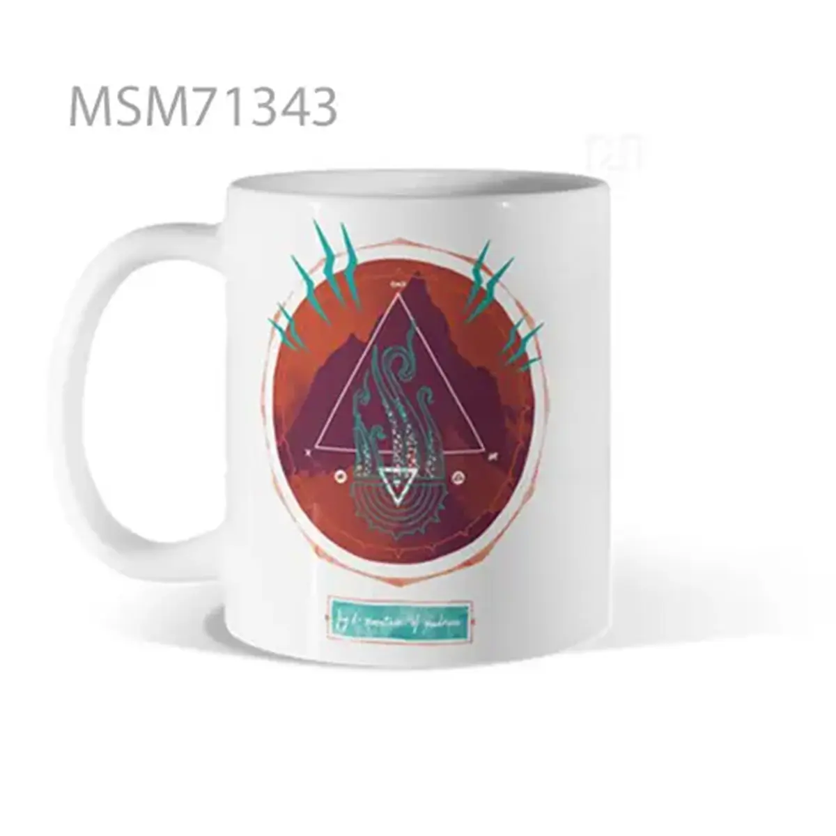 Celestial Star & Arrow Design Mug