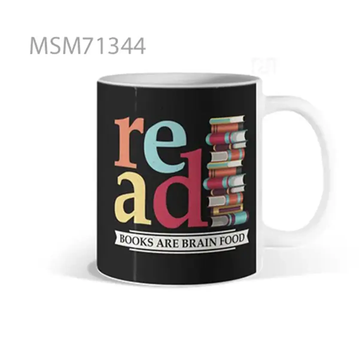 Read Books Typography Mug