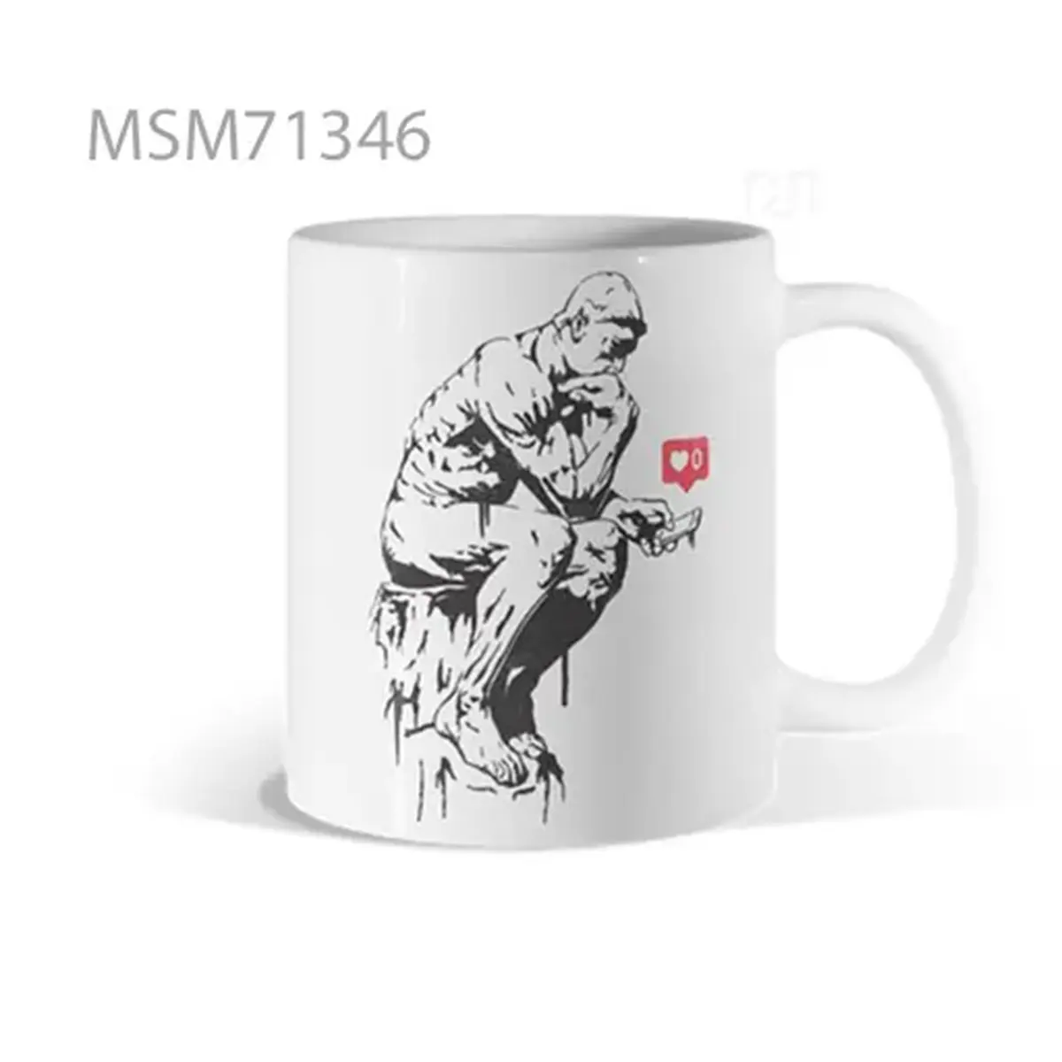 Boxer Punch Illustration Mug