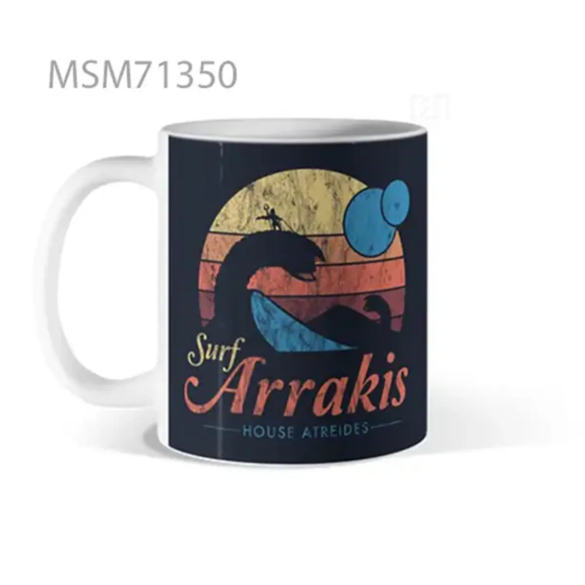Surf Arrakis (Dune Parody) Mug