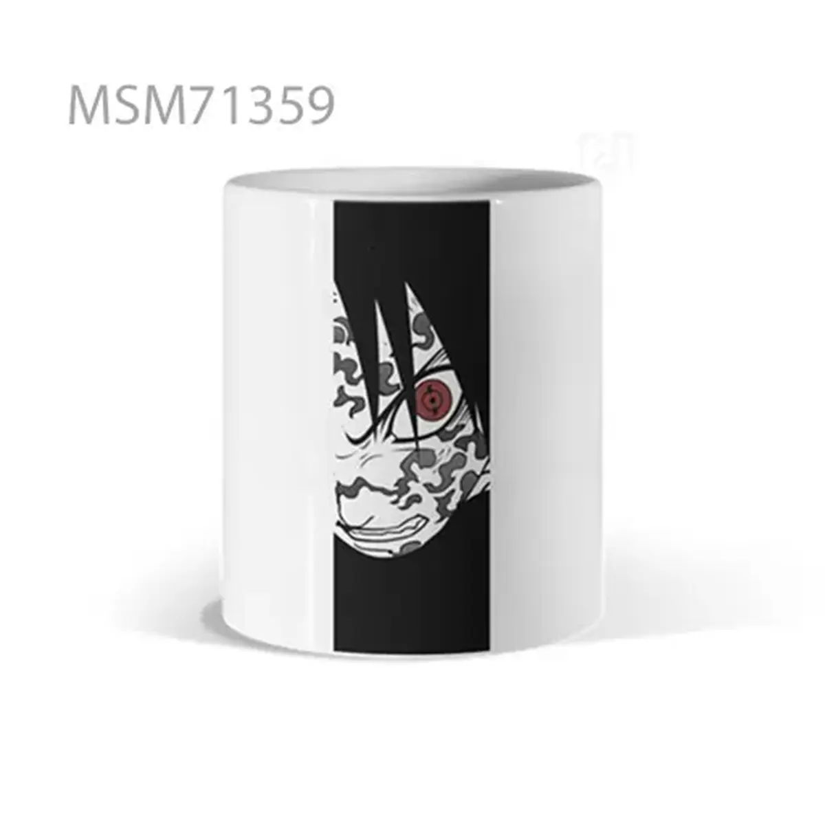 Masked Face Split Design Mug