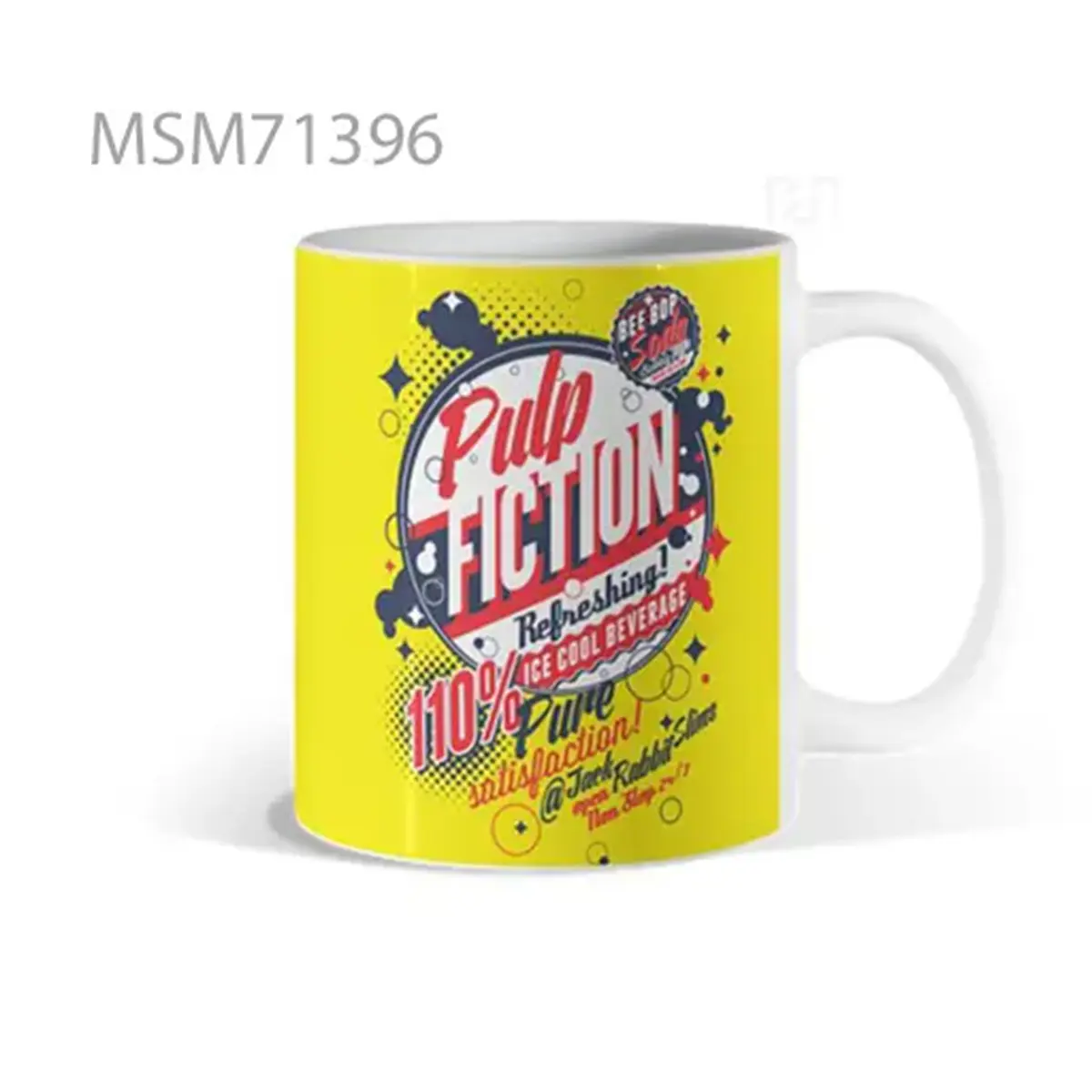 Pulp Fiction Retro Soda Label Mug