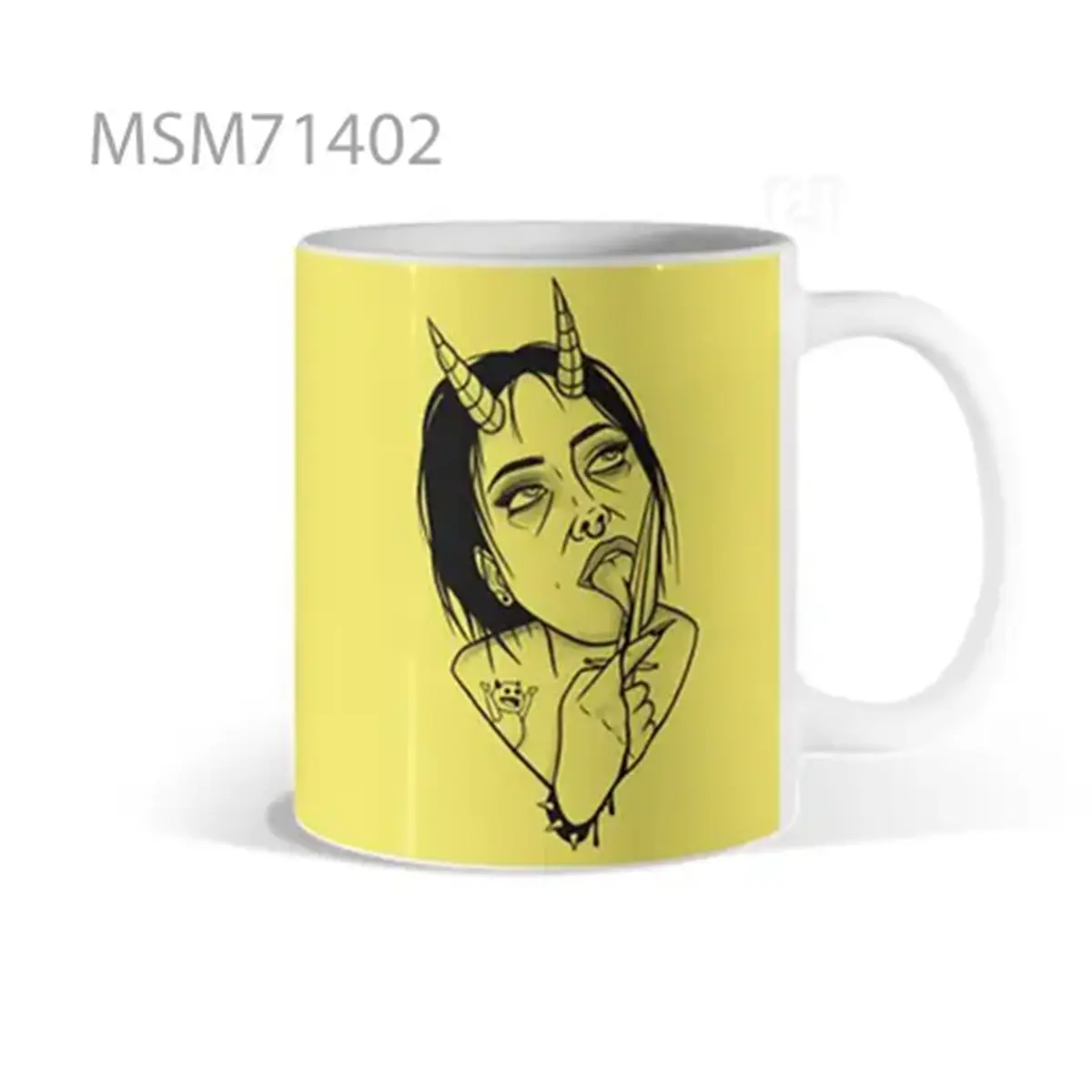 Yellow Anime Girl Pop Style Mug