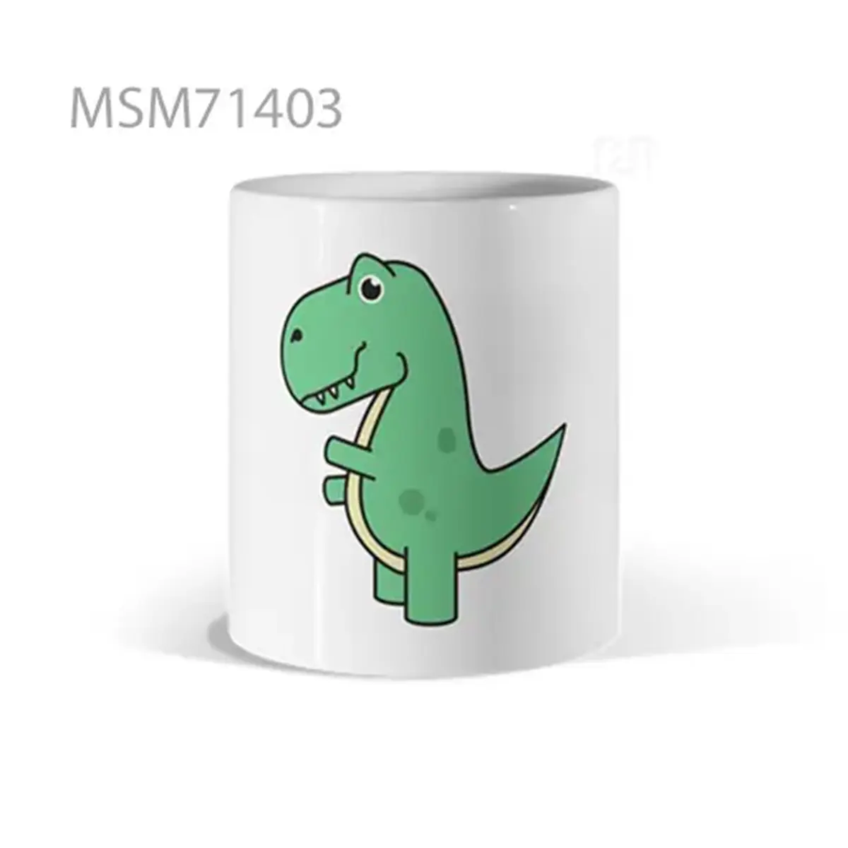 Happy Green Dino Mug