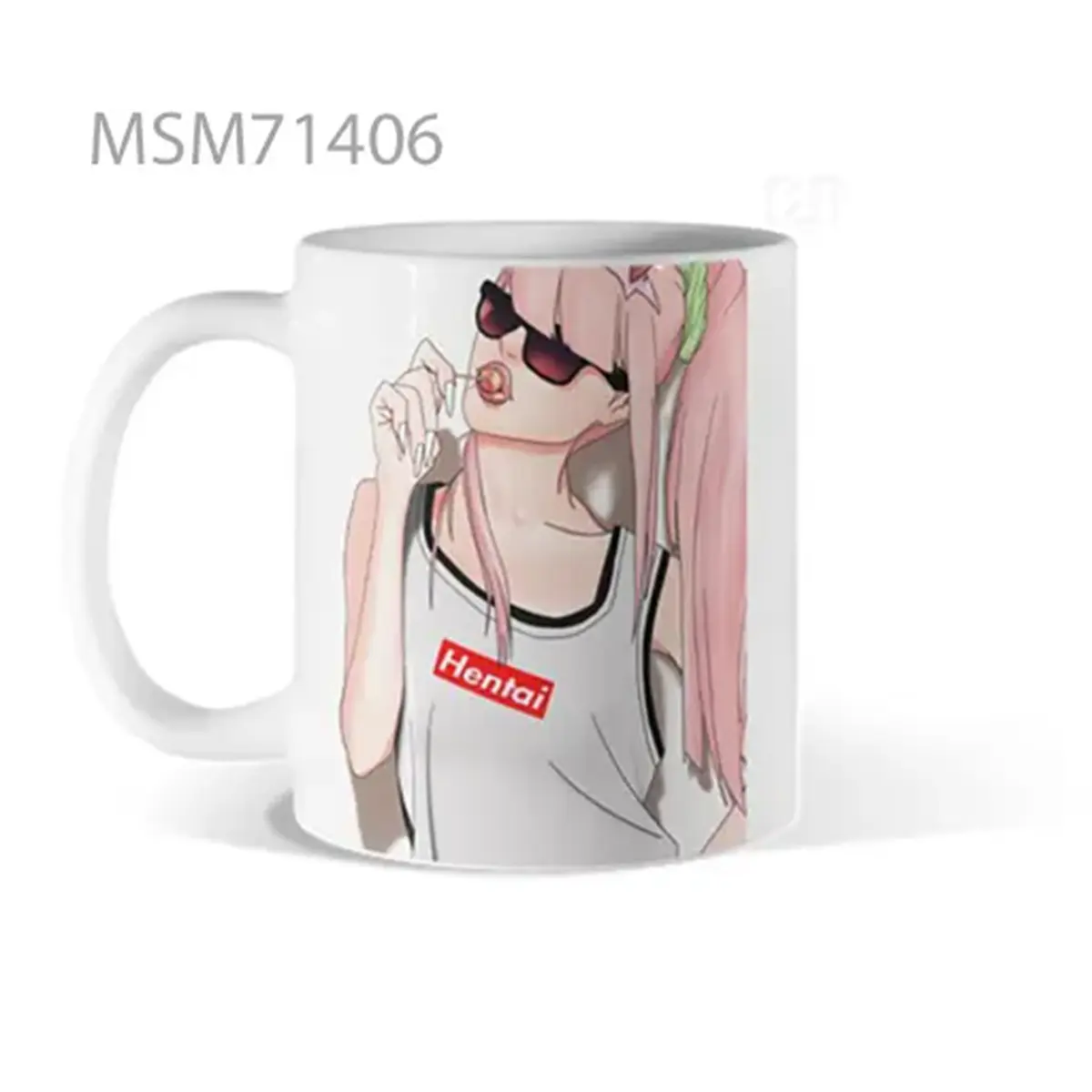 NSFW Censored Anime Girl Mug