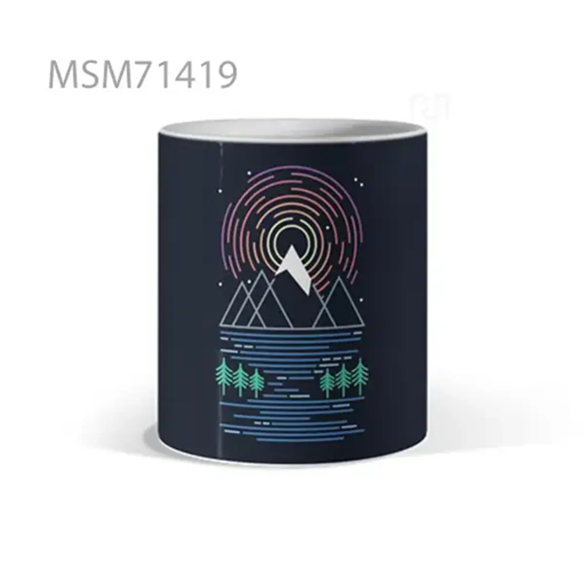 Retro Synthwave Landscape Mug