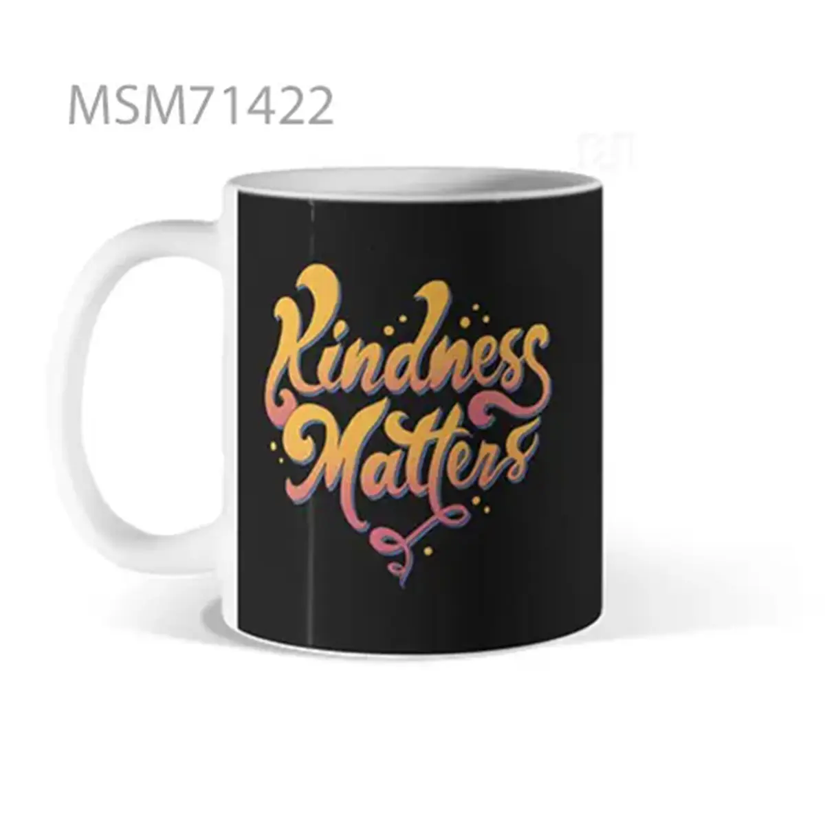 Kindness Matters Lettering Mug