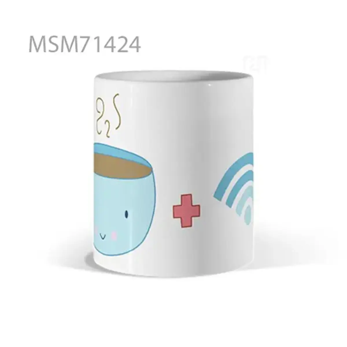 Cute Blue Cup Soup + First Aid Mug