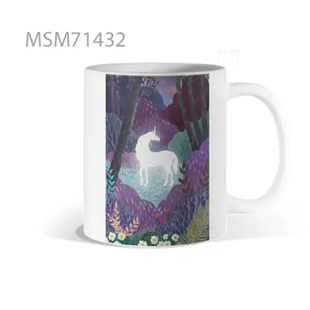Galaxy Unicorn Pattern Mug