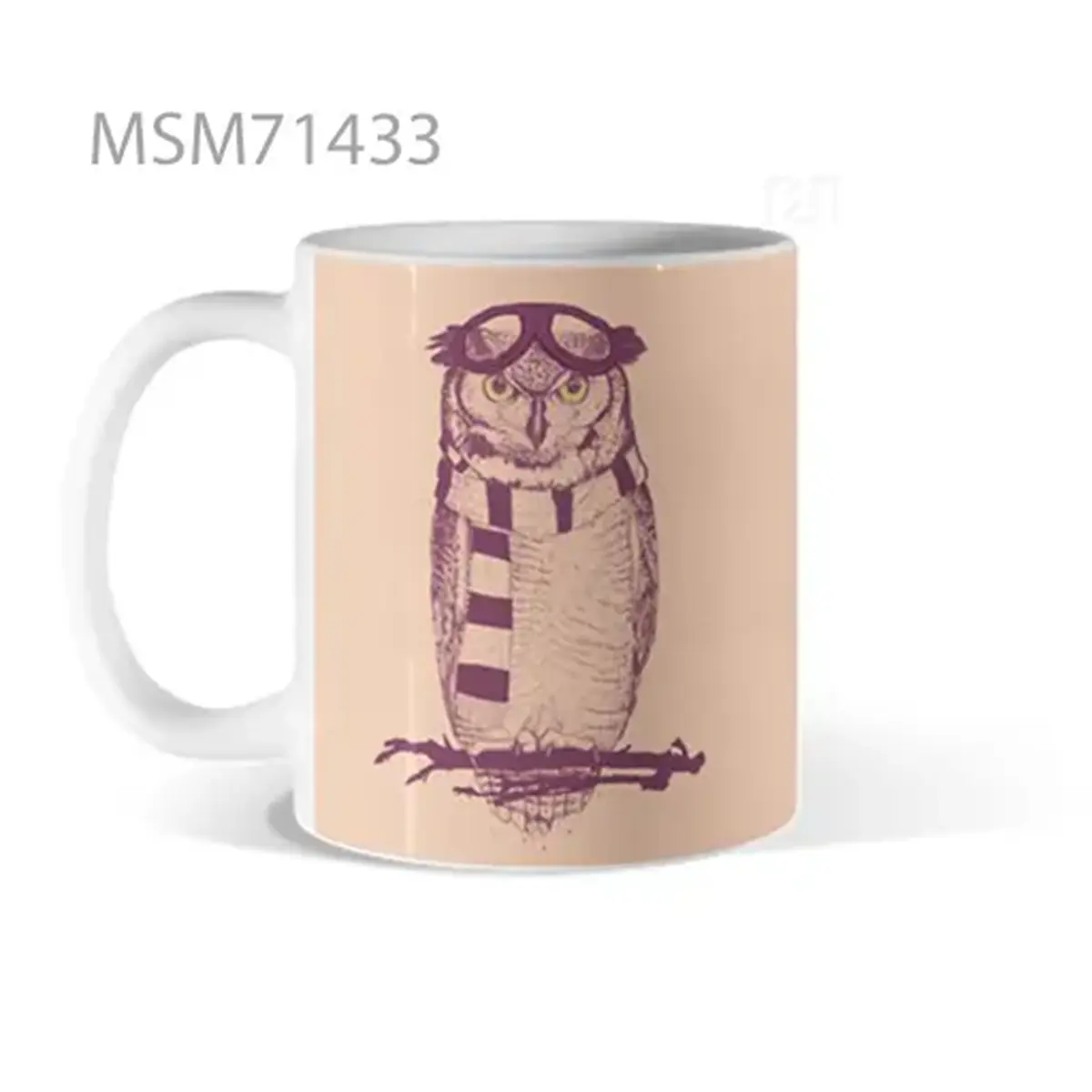 Vintage Owl Sketch Mug
