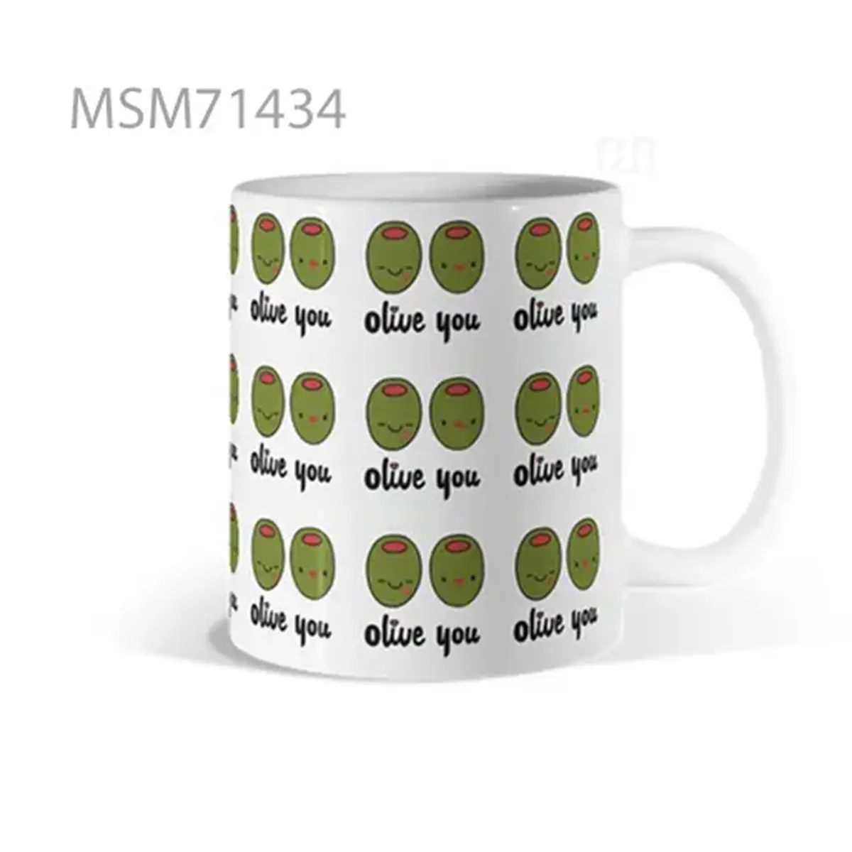Olive You (Olive Pun ) Mug