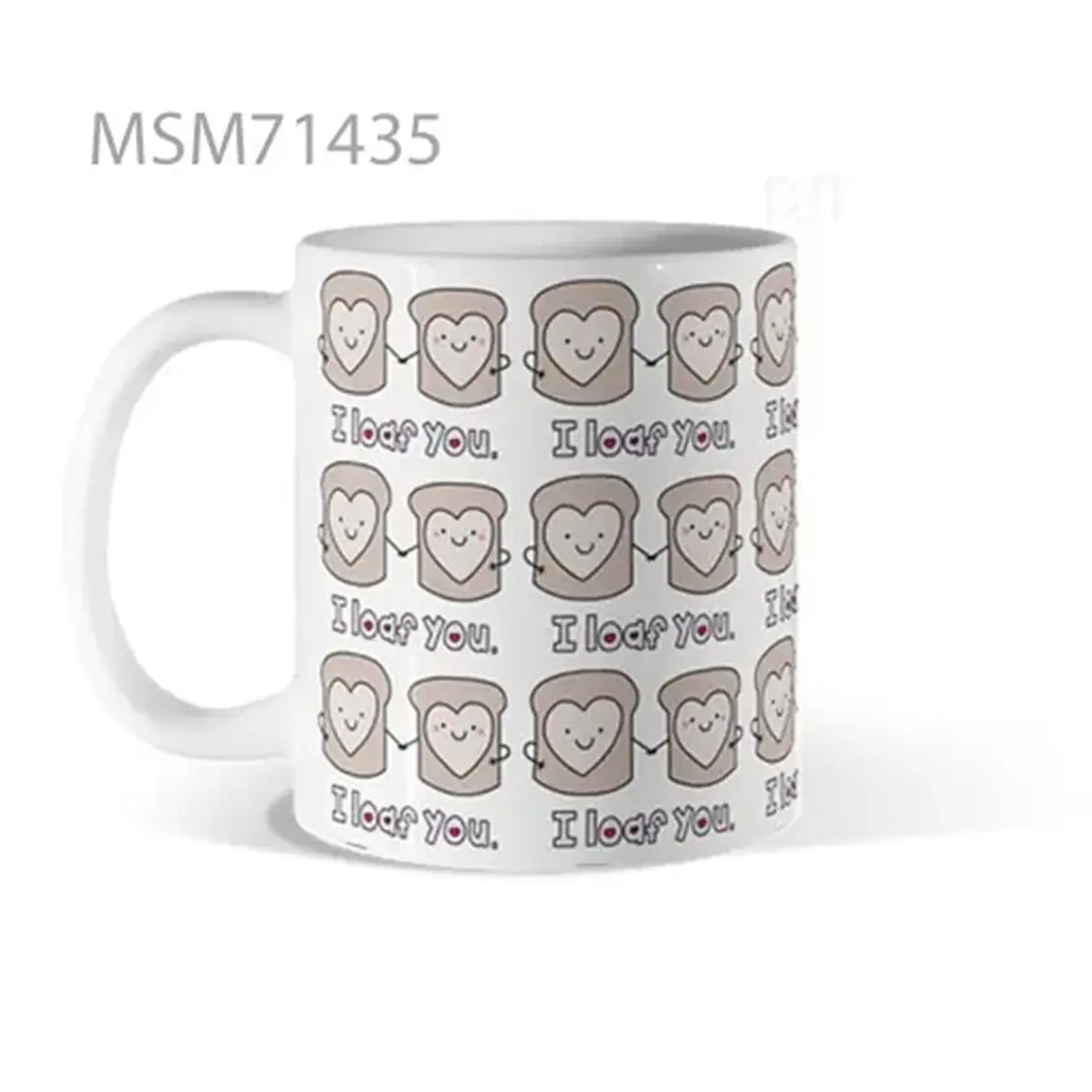 Cute Cat Faces Pattern Mug