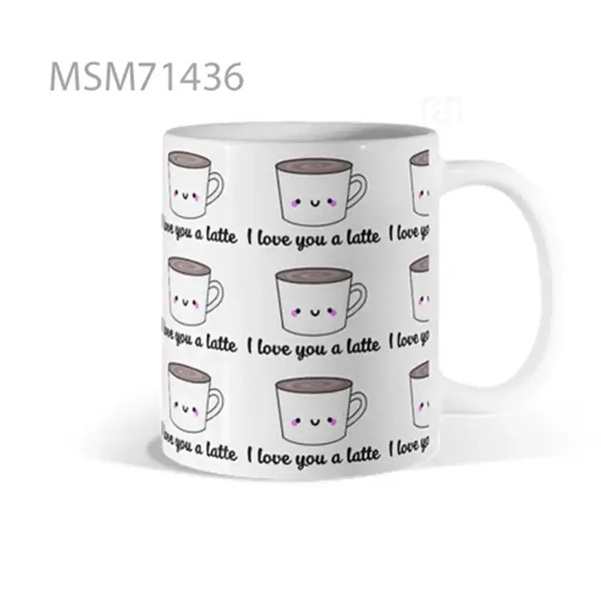 Sad Bunny Comic Style Quotes Mug
