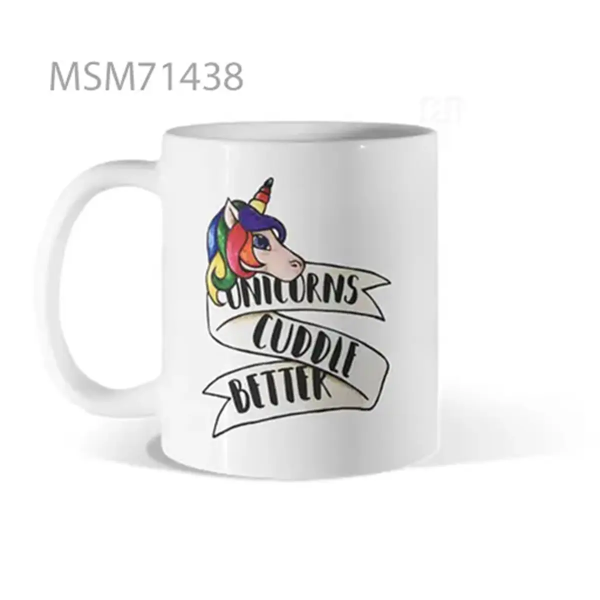 Unicorns Are Bullshit Banner Mug