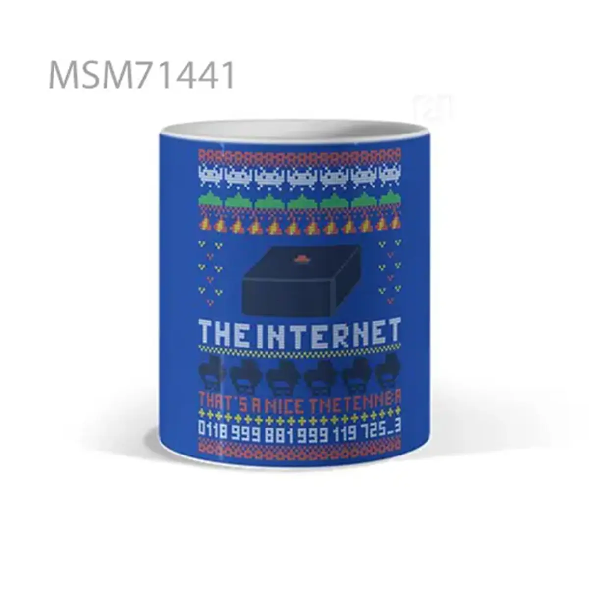 The Internet Is Down (Ugly Sweater Style) Mug
