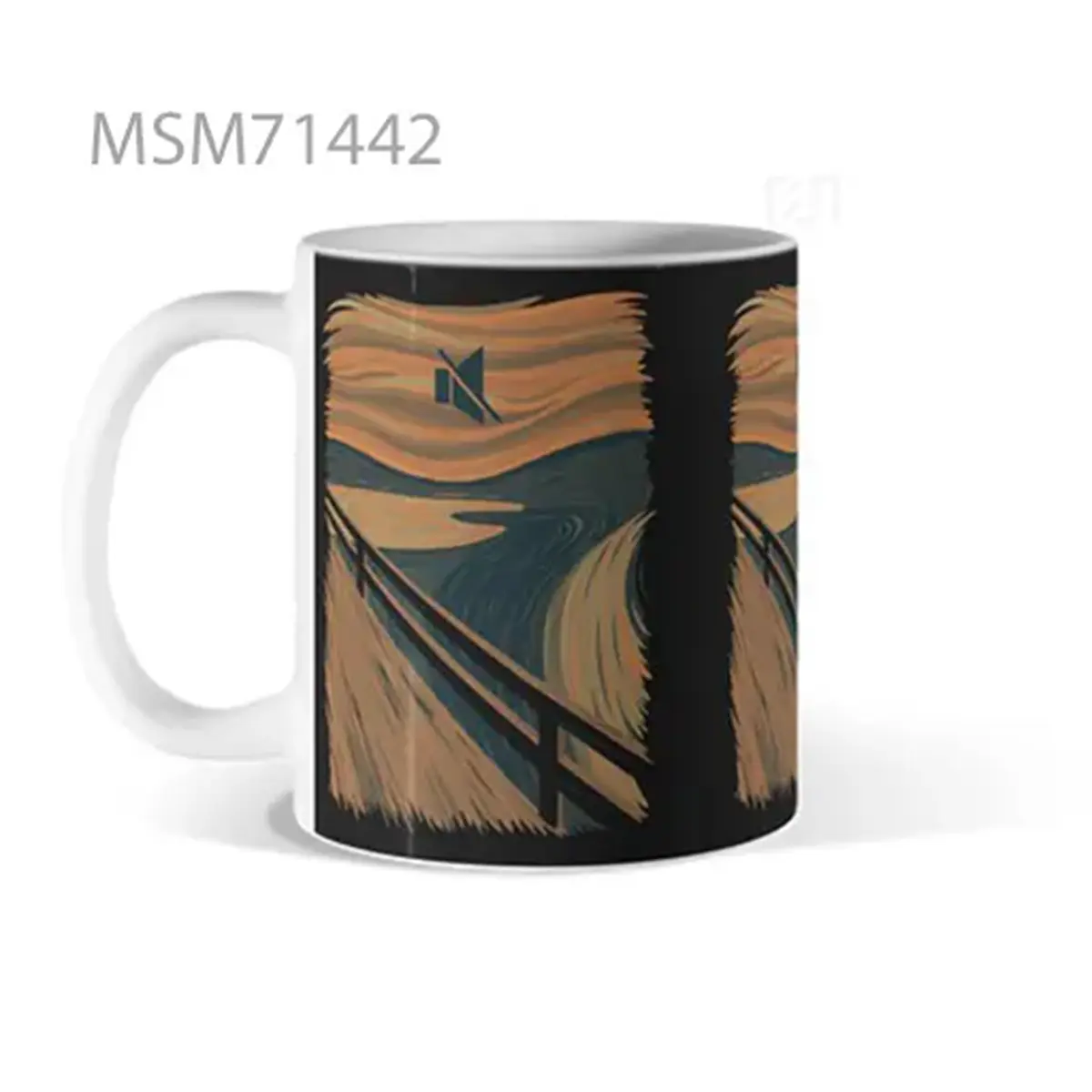 The Scream Art Parody Mug