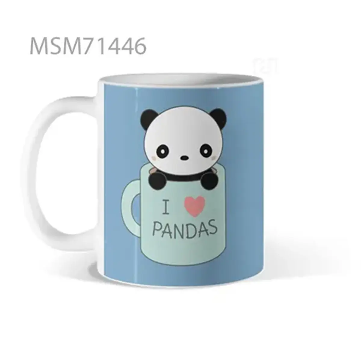 I Love Pandas Kawaii Mug